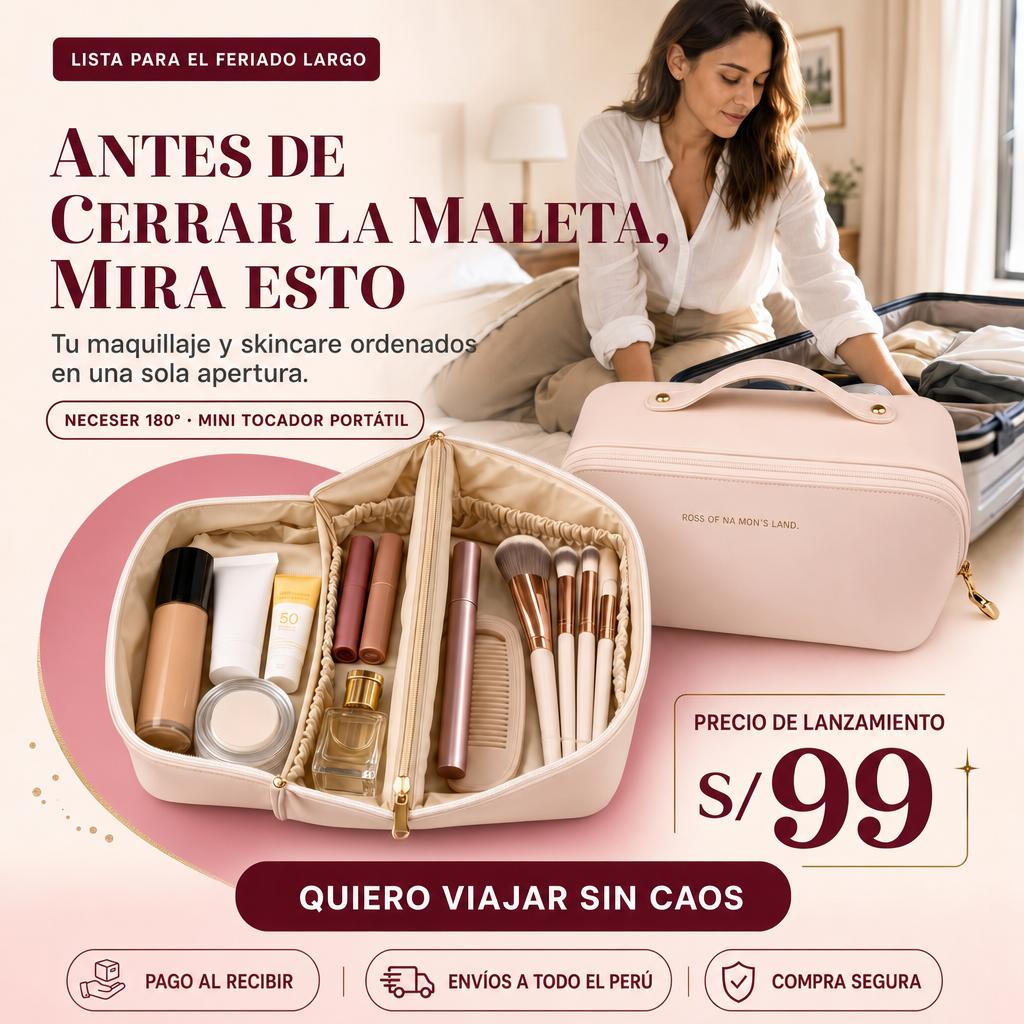 Neceser 180° Mini Tocador de Viaje
