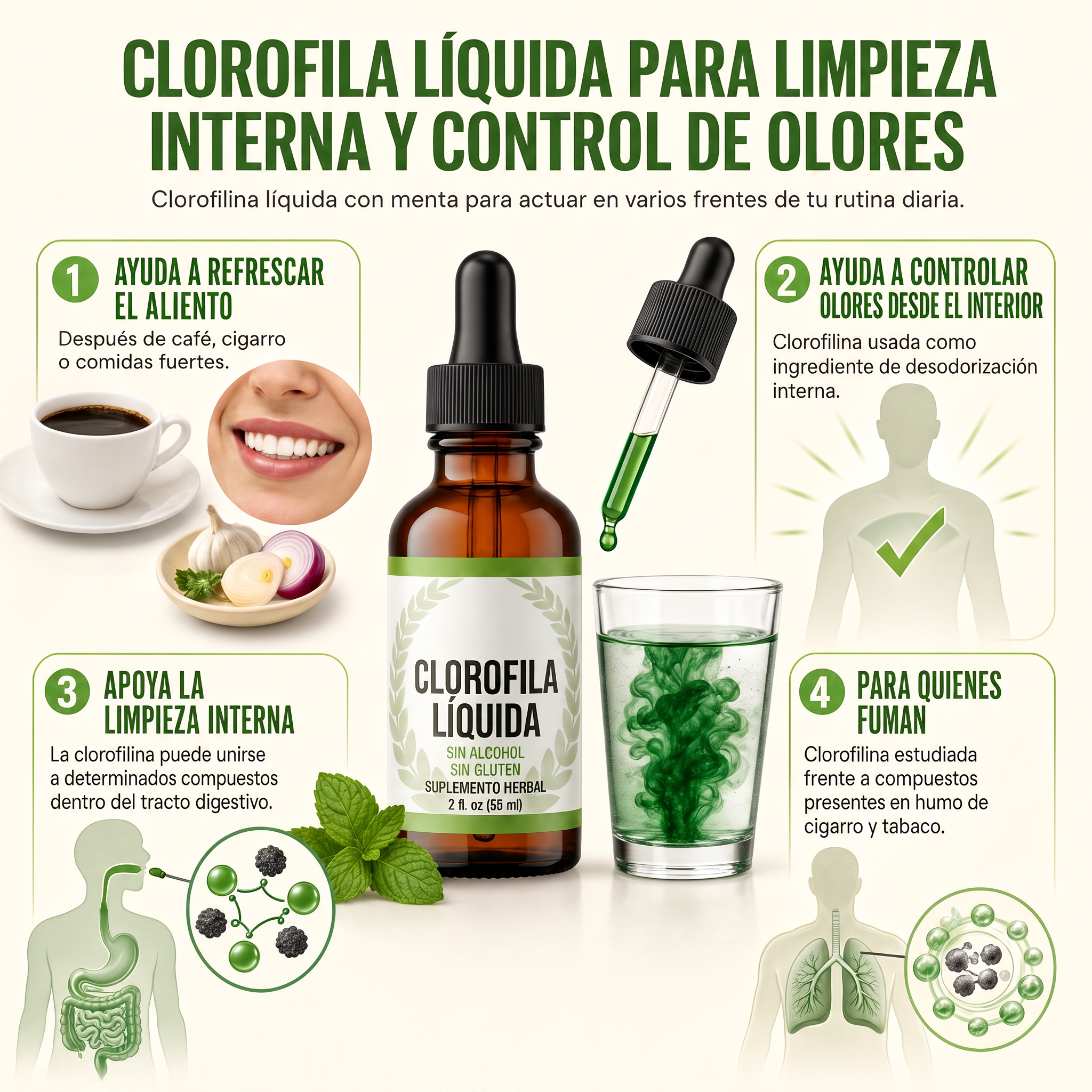 Clorofila - Desintoxicación Natural