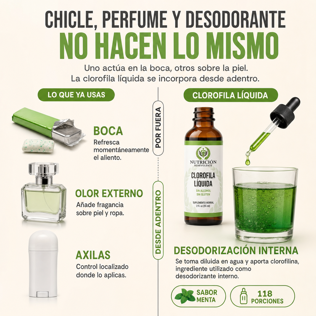 Clorofila - Desintoxicación Natural