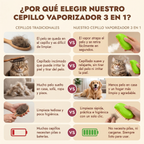 Cepillo Neblina Suave 3 en 1 para Gatos y Perros