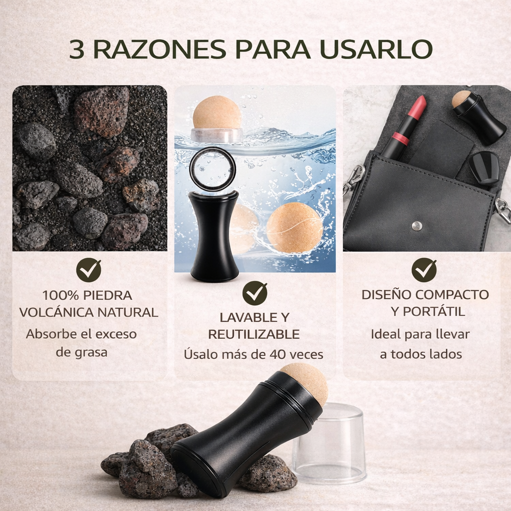 Piedra Volcánica para Limpieza Facial