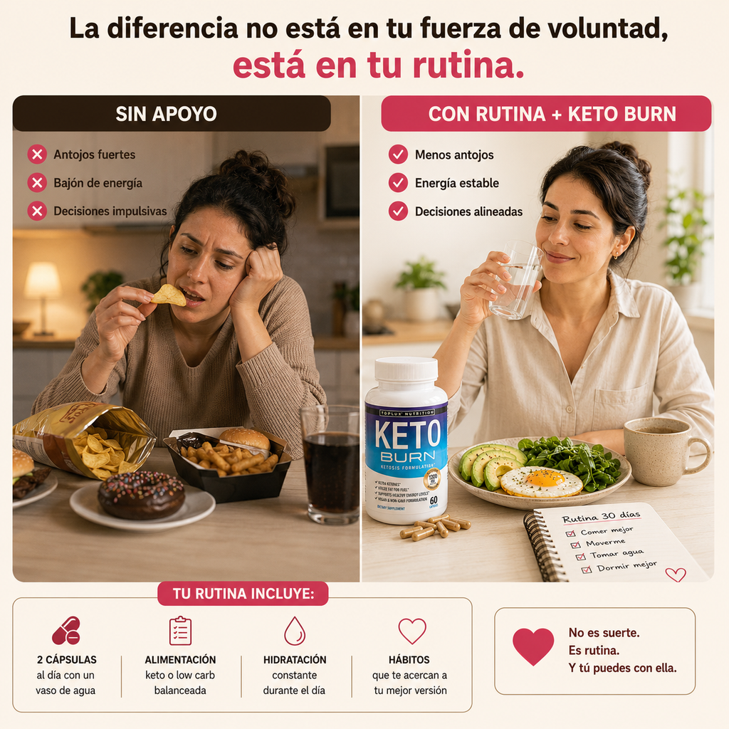 Keto Burn | Ayuda Extra para Control de Peso y Antojos