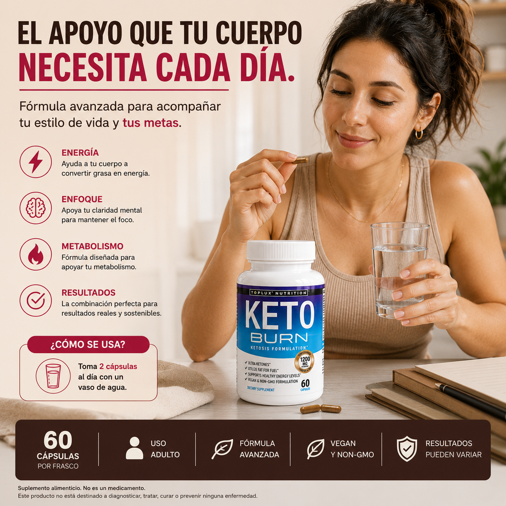 Keto Burn | Ayuda Extra para Control de Peso y Antojos