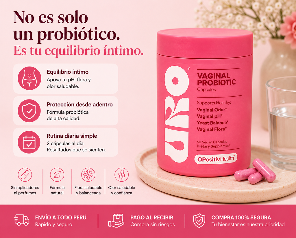 Probiótico Íntimo Femenino URO con Lactobacillus