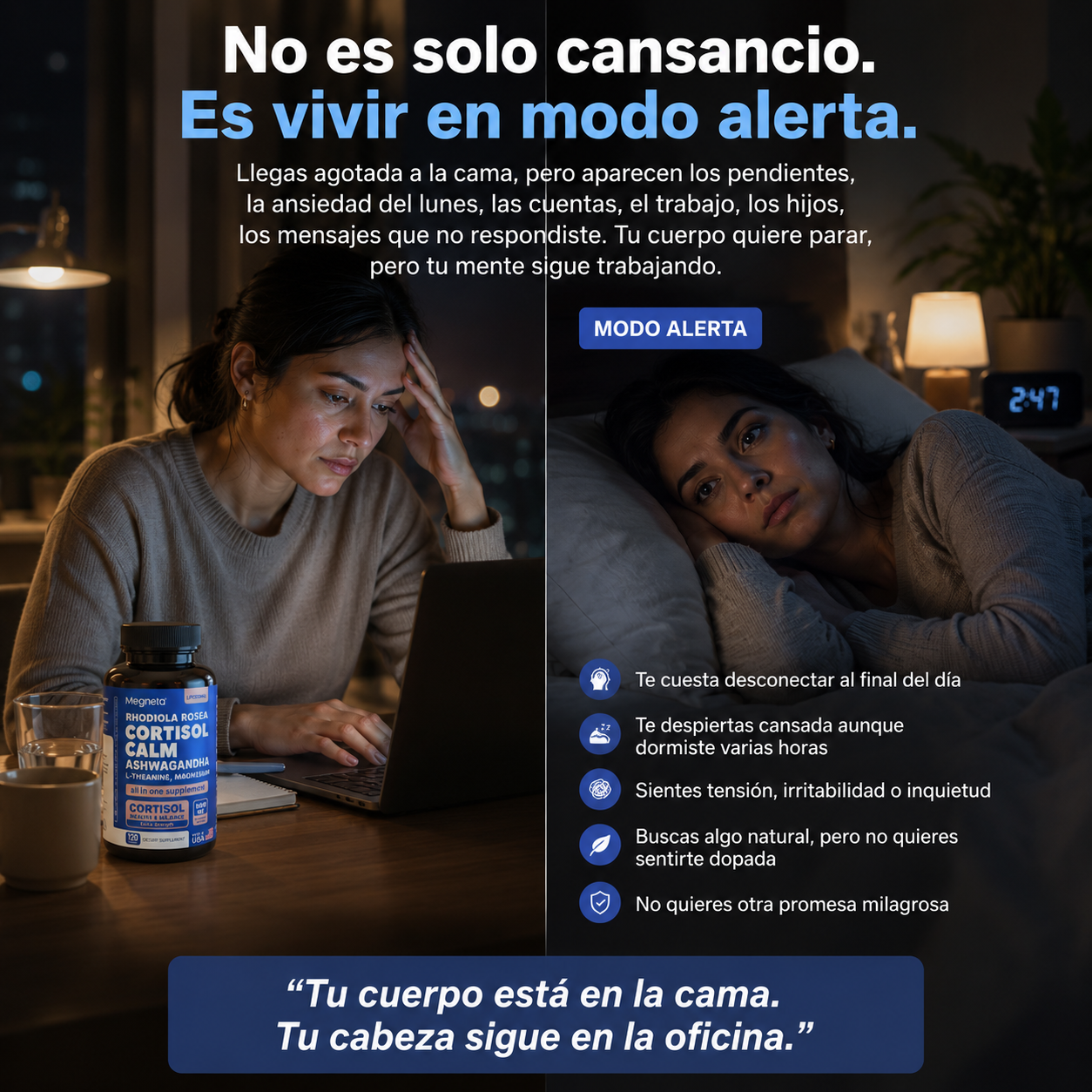 Cortisol Calm — Rutina de Calma y Descanso