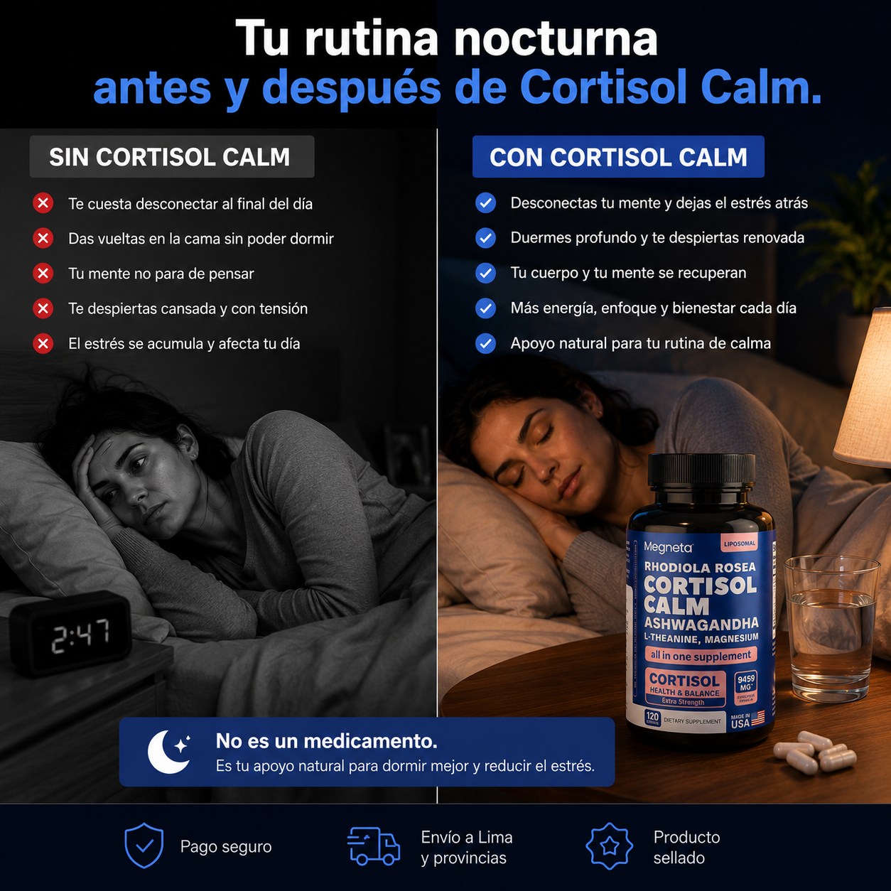 Cortisol Calm — Rutina de Calma y Descanso