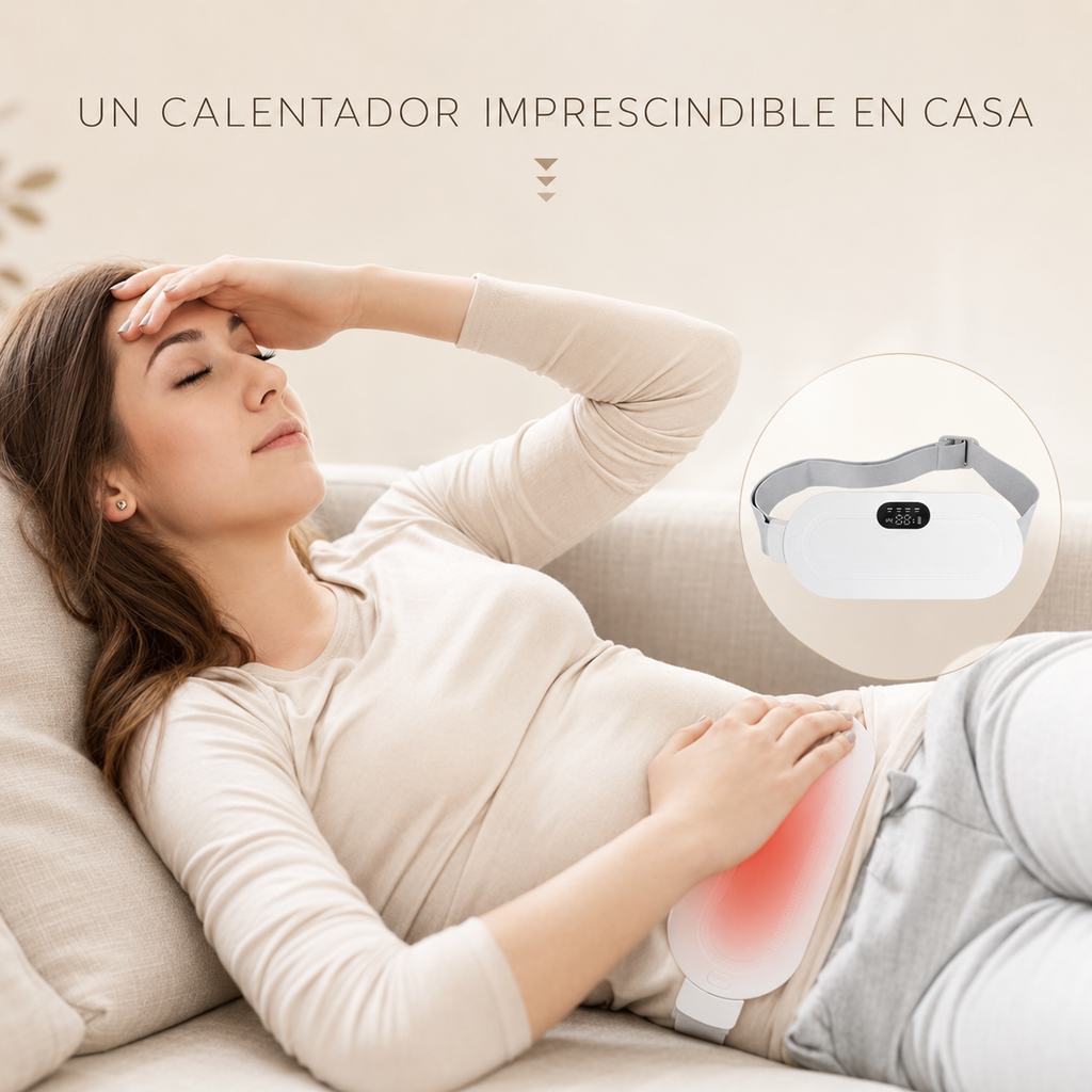 Almohadilla Menstrual Térmica & Masajeadora