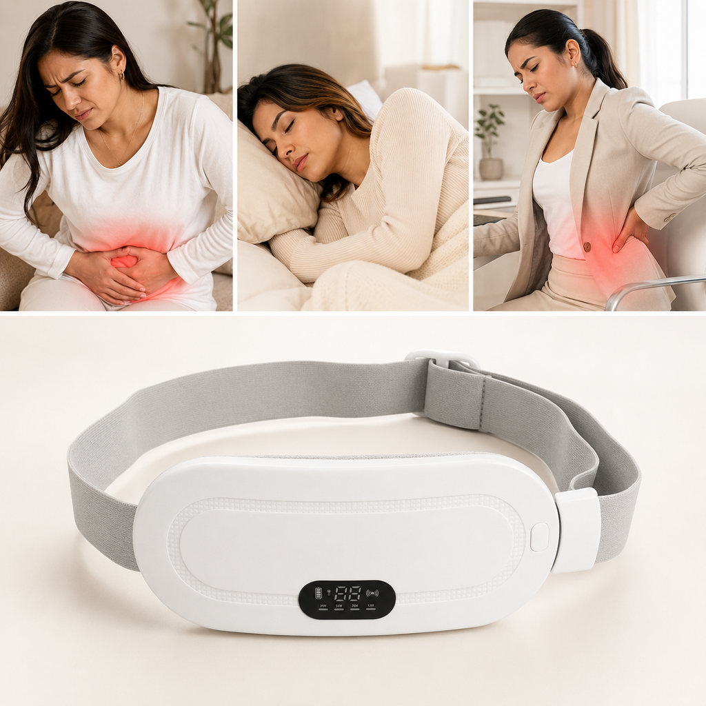 Almohadilla Menstrual Térmica & Masajeadora