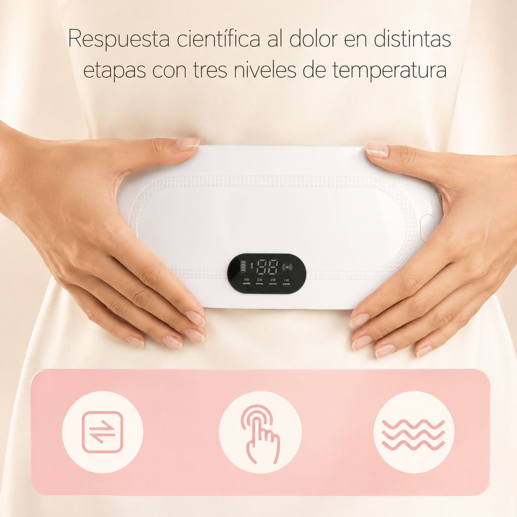Almohadilla Menstrual Térmica & Masajeadora