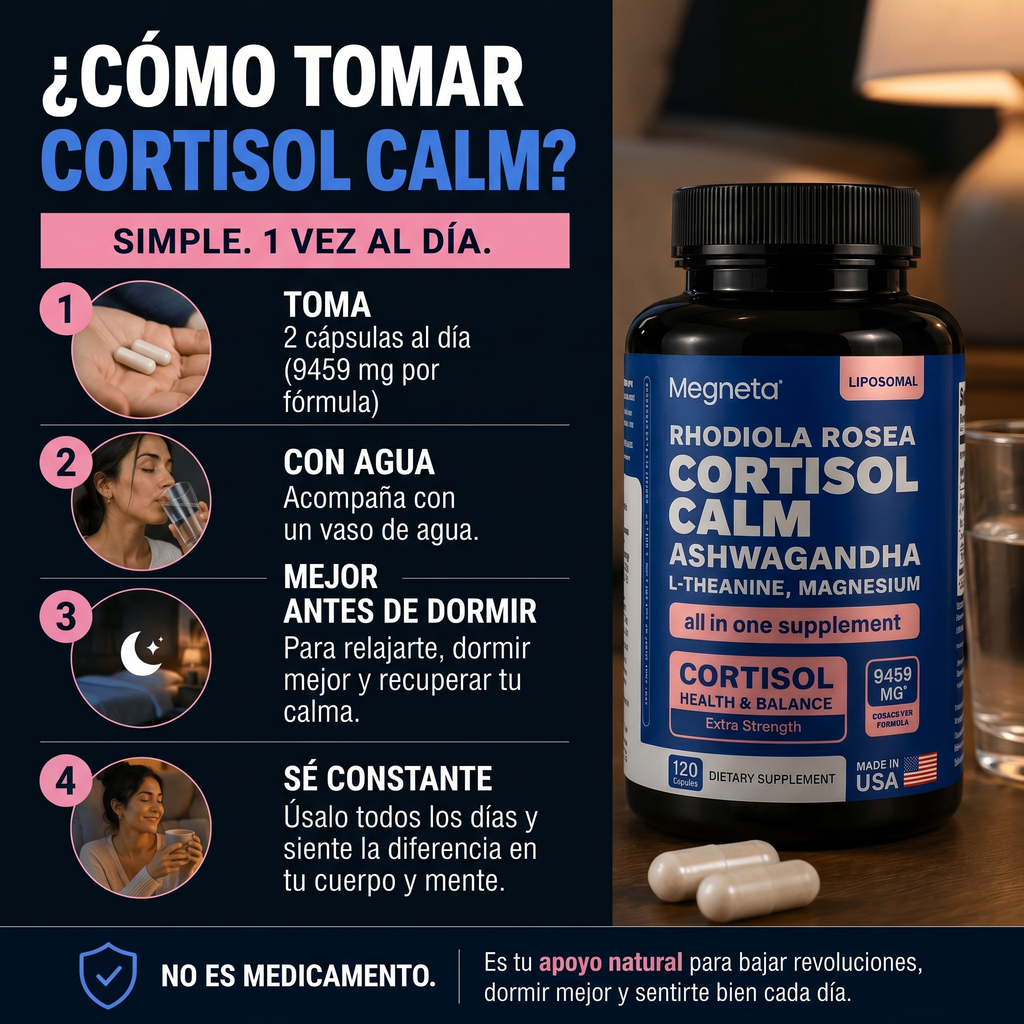 Cortisol Calm — Rutina de Calma y Descanso