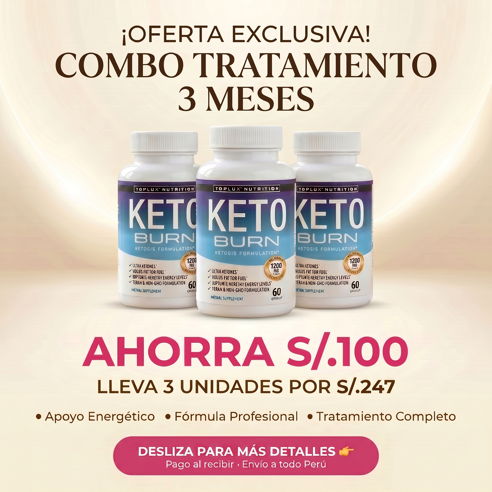 Keto Burn | Ayuda Extra para Control de Peso y Antojos