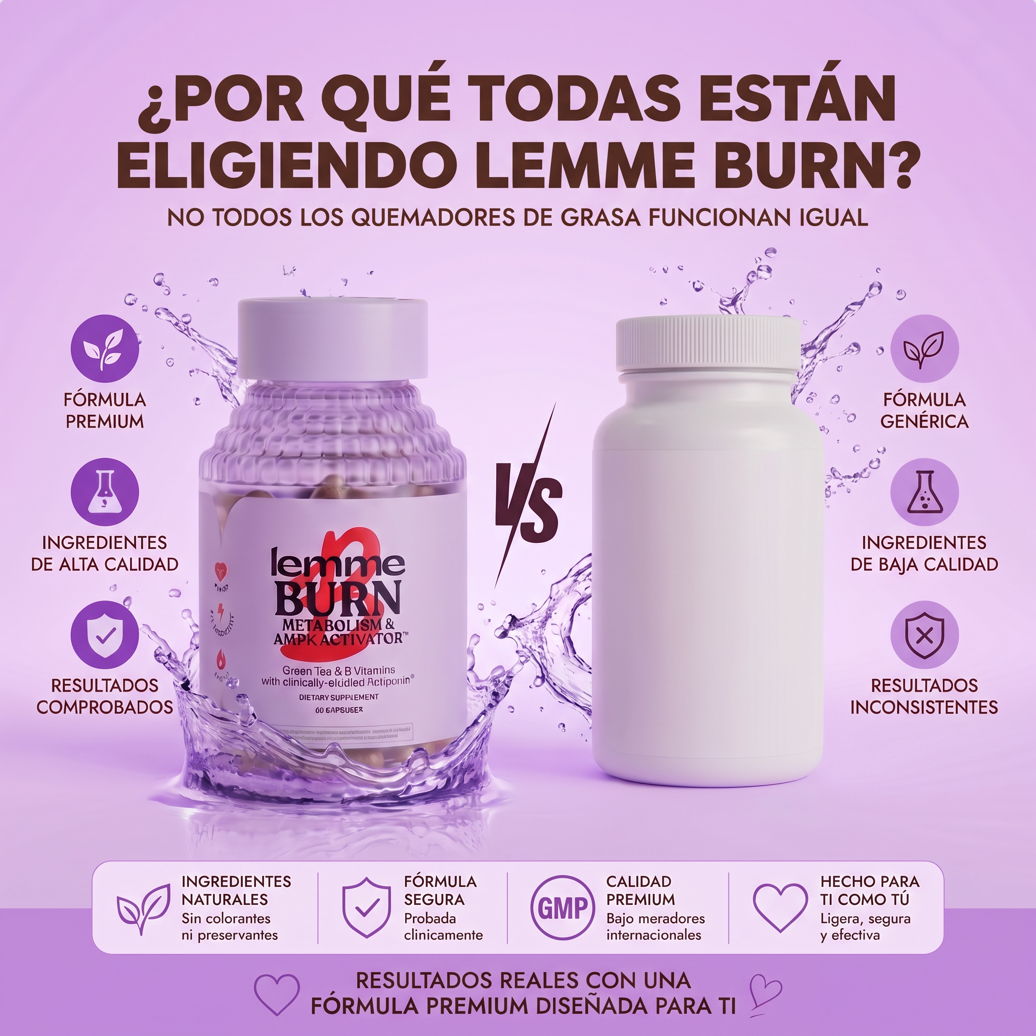 Lemme Burn - Activa tu Metabolismo (Original - Importado)
