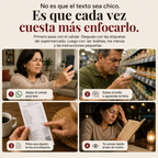 Lente Enfoque Multifocal para Cerca y Media Distancia
