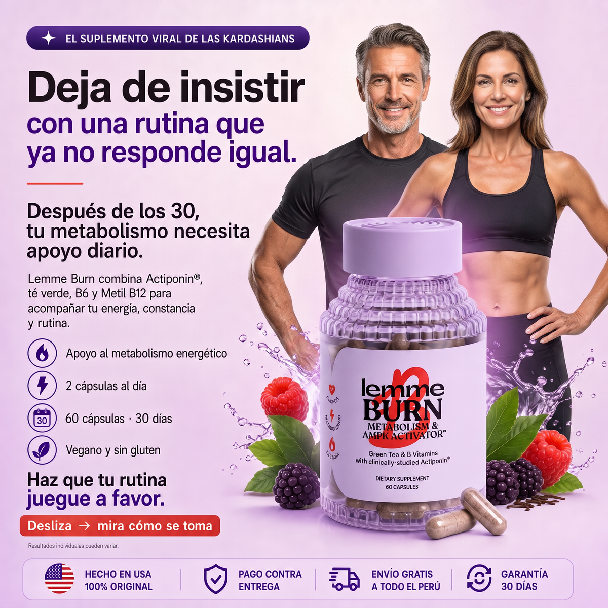 Lemme Burn - Activa tu Metabolismo (Original - Importado)