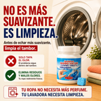 Pastillas Limpia Lavadora – Tambor y Malos Olores